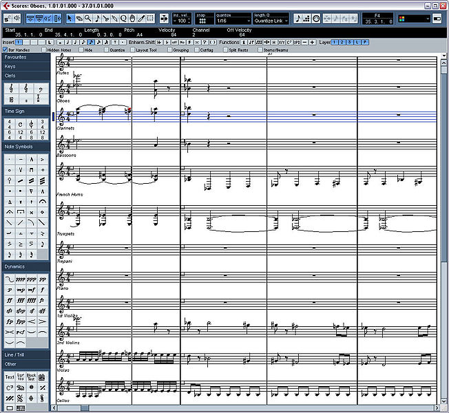 楽譜の作成と印刷 Steinberg